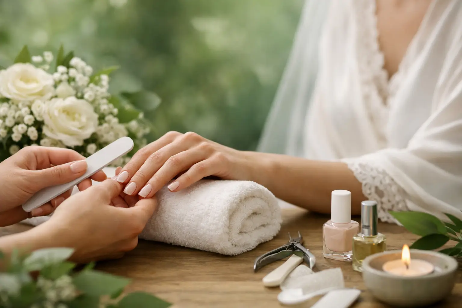 Bridal Nail Prep Before Wedding Day
